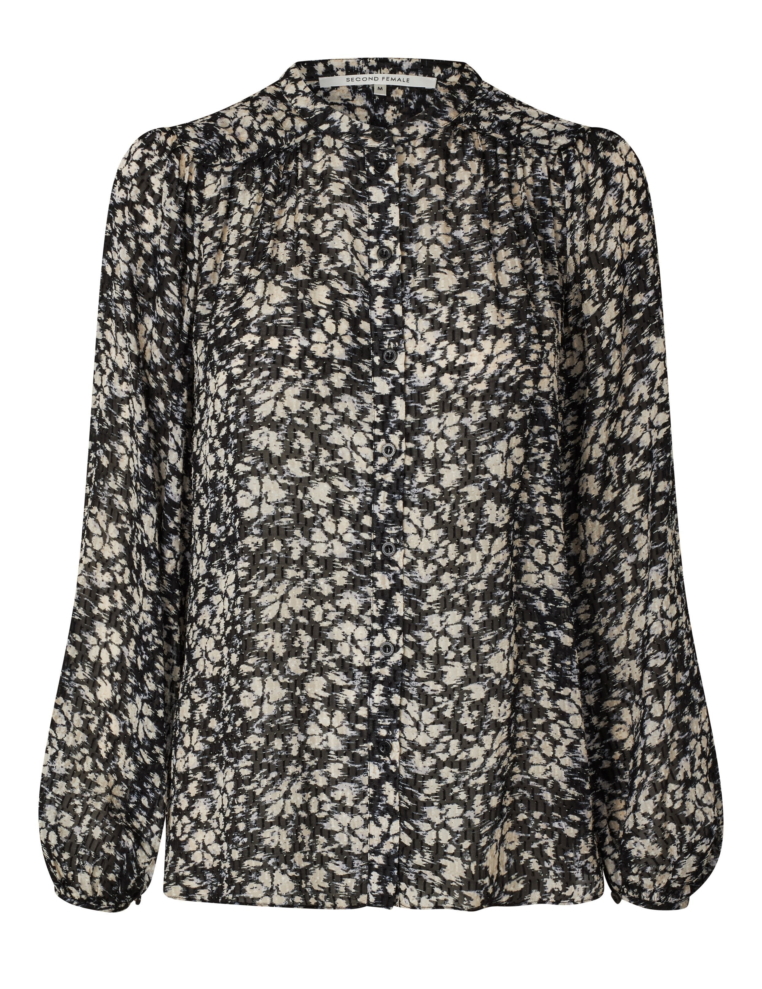 Scratch bluse - sort